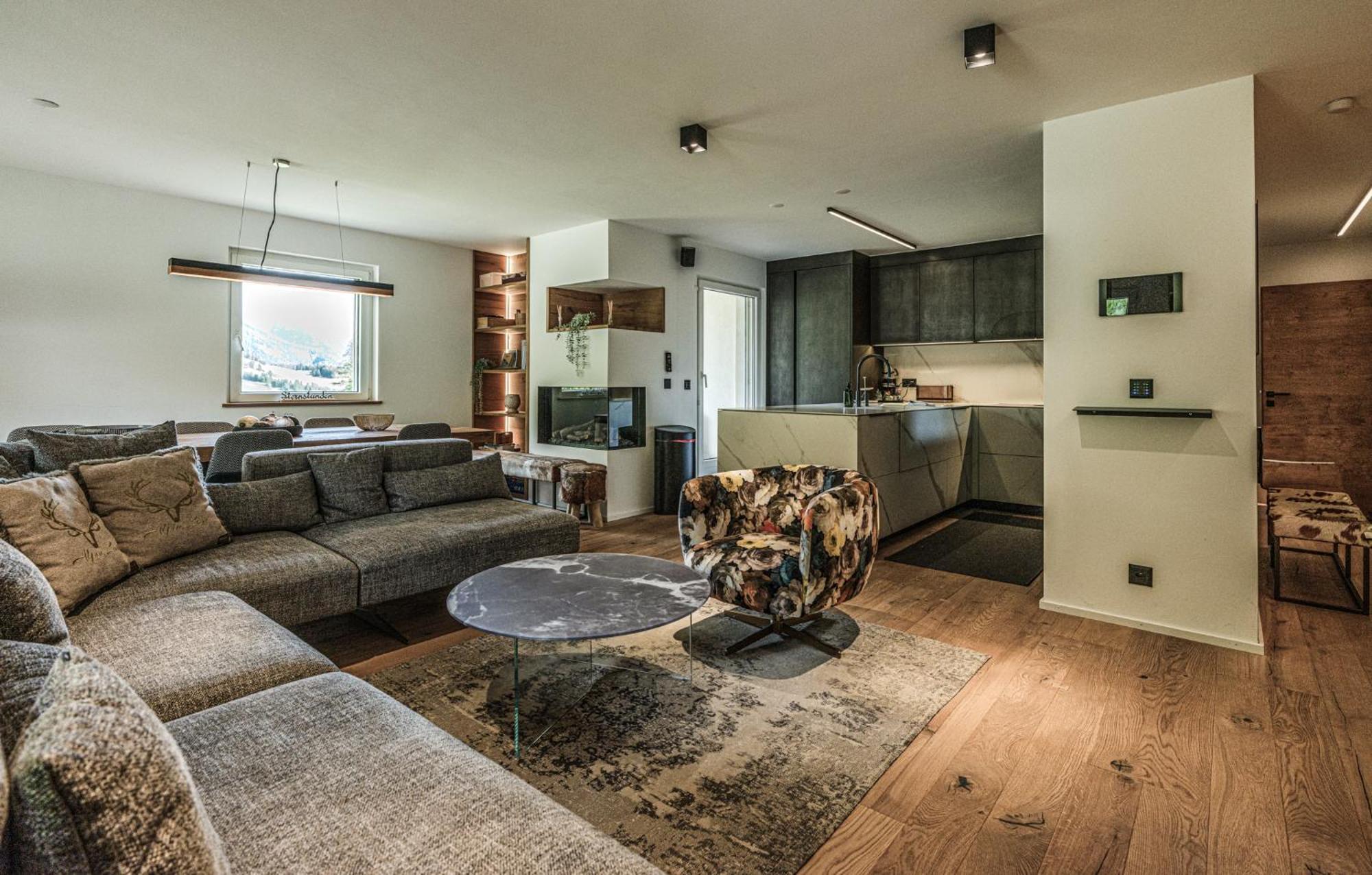 Luxury Mountain Apartment With Private Sauna And Underground Parking St. Moritz Exterior foto
