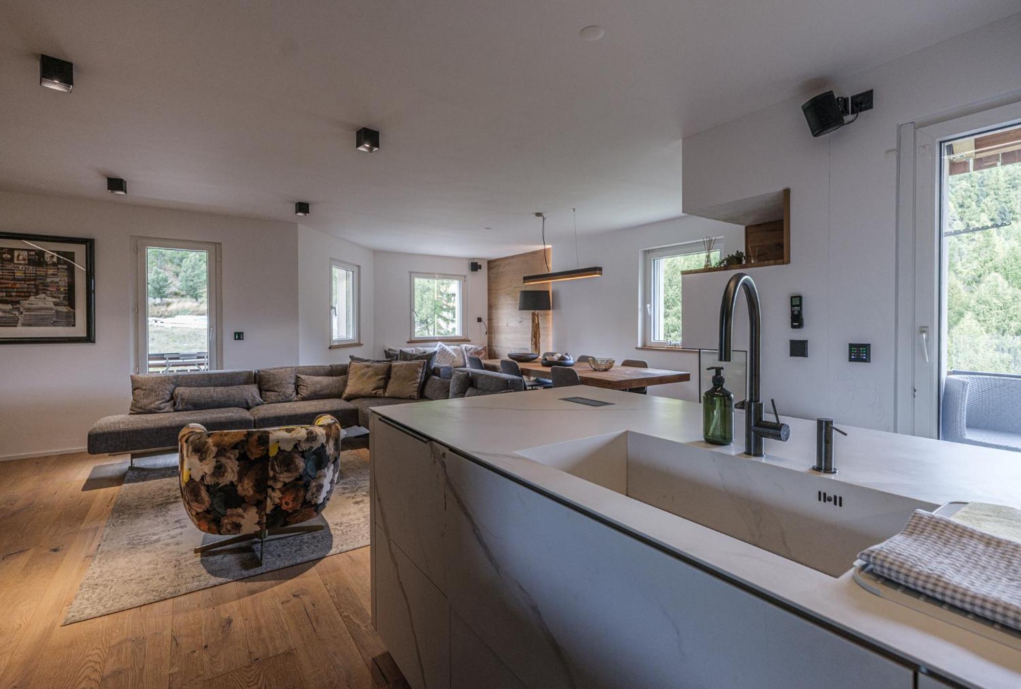 Luxury Mountain Apartment With Private Sauna And Underground Parking St. Moritz Exterior foto
